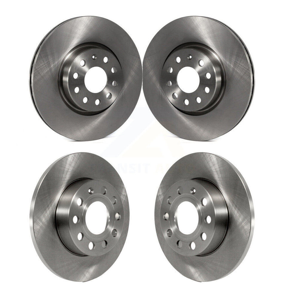 Front Rear Disc Brake Rotors Kit For 2008-2008 Audi A3 Quattro K8-101420