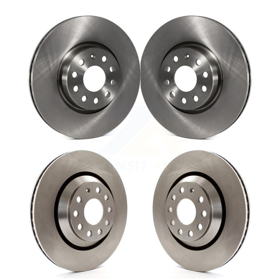 Front Rear Disc Brake Rotors Kit For Volkswagen CC Passat K8-101421