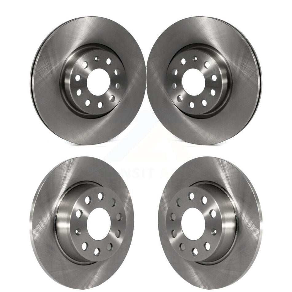 Front Rear Disc Brake Rotors Kit For Volkswagen Passat GTI Audi A3 Beetle Quattro Golf Alltrack Sportback e-tron K8-101424
