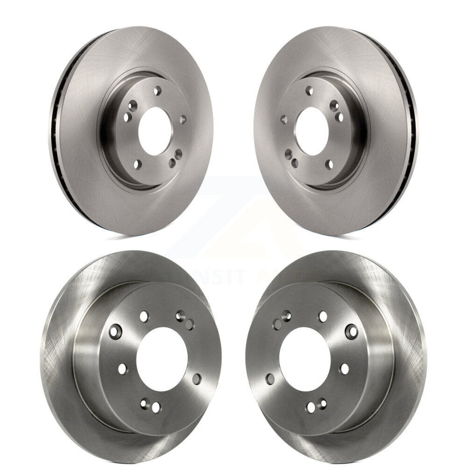 Front Rear Disc Brake Rotors Kit For Kia Forte Koup Forte5 K8-101447