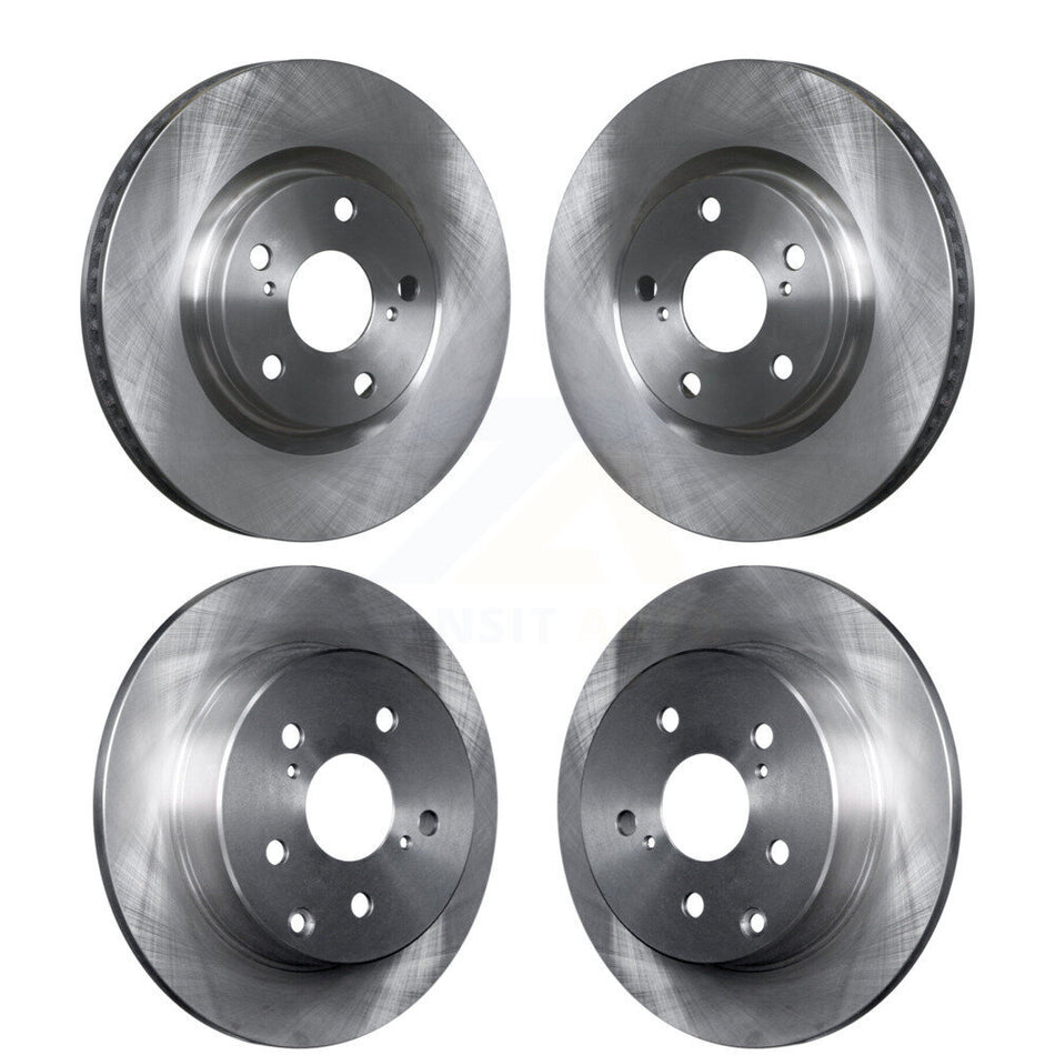 Front Rear Disc Brake Rotors Kit For Toyota RAV4 K8-101455