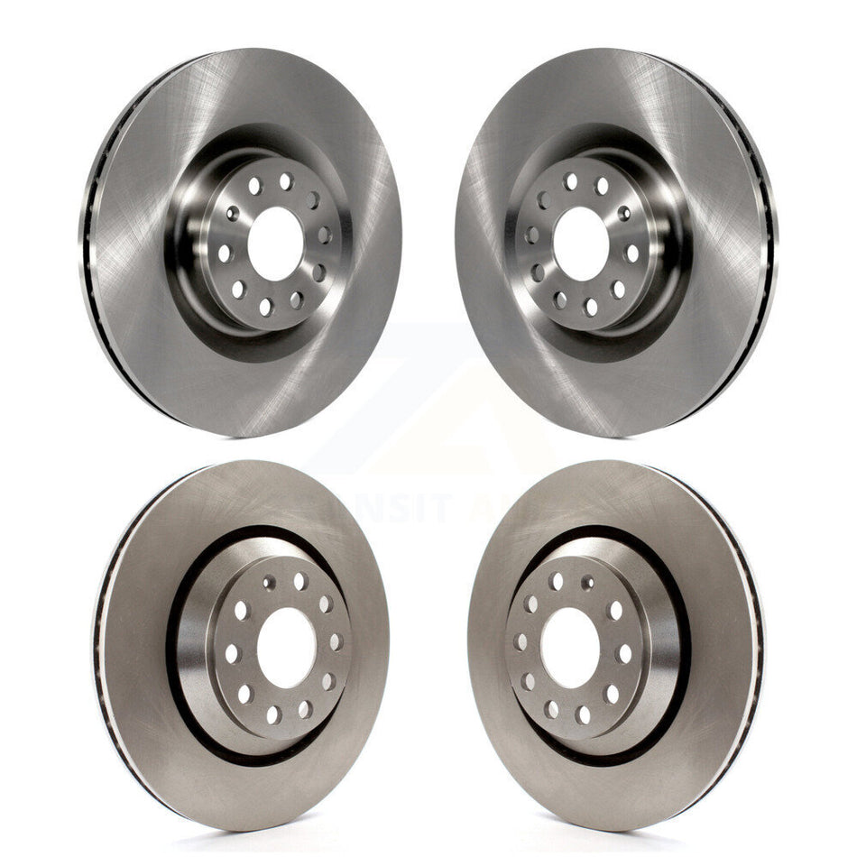 Front Rear Disc Brake Rotors Kit For Volkswagen Passat CC Golf R R32 K8-101459