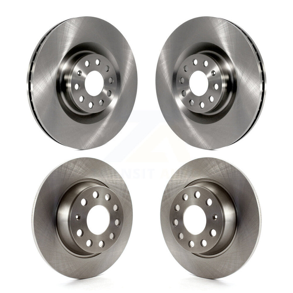 Front Rear Disc Brake Rotors Kit For 2006-2007 Volkswagen Passat FWD with Naturally Aspirated K8-101460