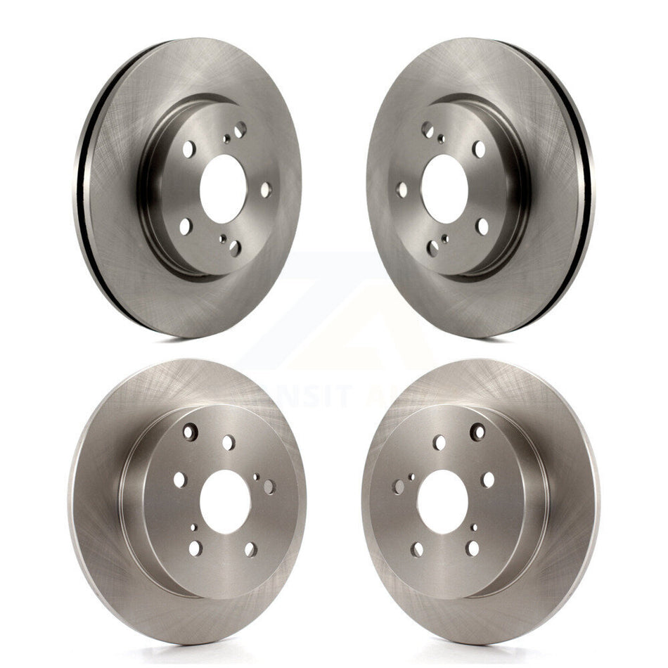 Front Rear Disc Brake Rotors Kit For 2012-2018 Toyota Prius V K8-101466