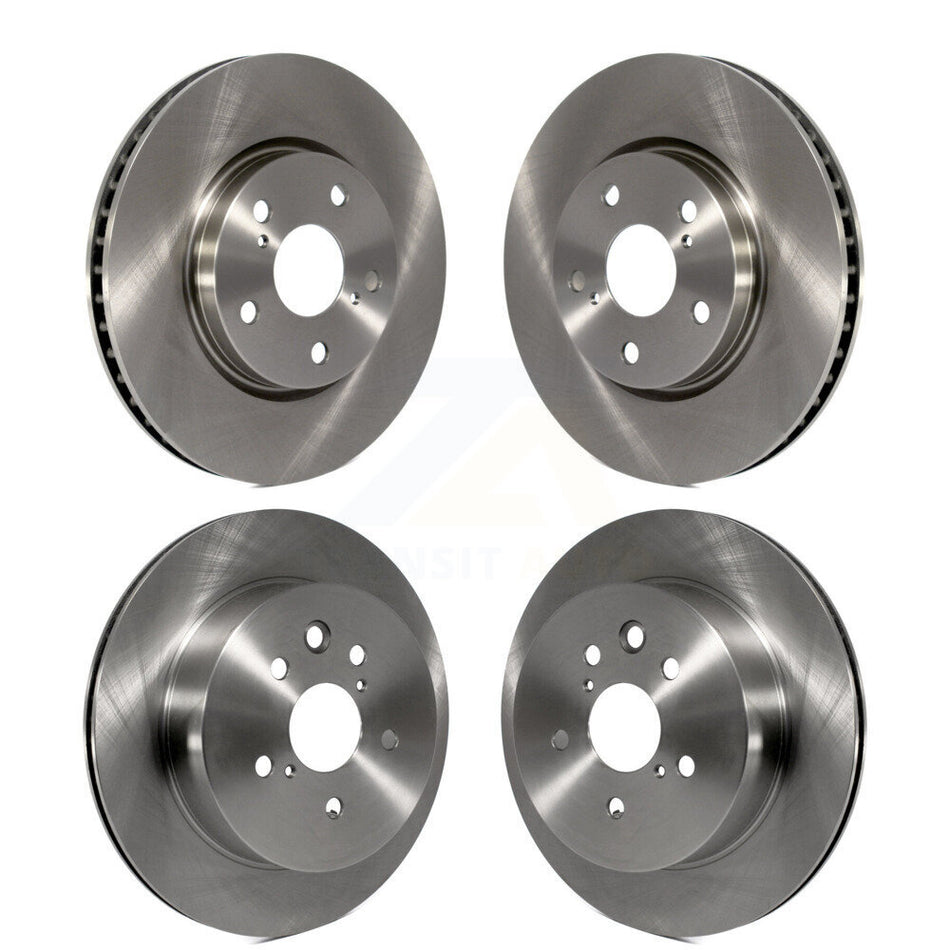 Front Rear Disc Brake Rotors Kit For 2010-2013 Lexus IS250 C Vehicles Built Canadian Market K8-101472