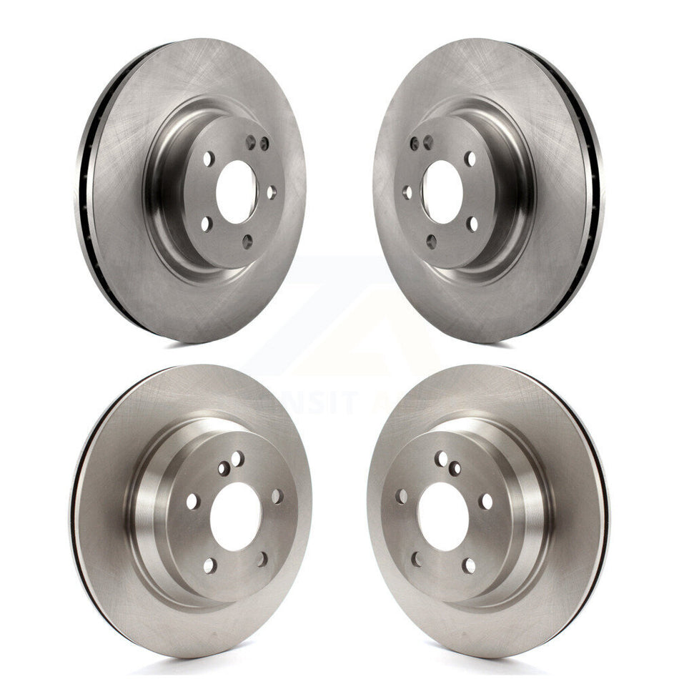Front Rear Disc Brake Rotors Kit For Mercedes-Benz GLK350 CLS550 CLS500 GLK250 E550 K8-101486