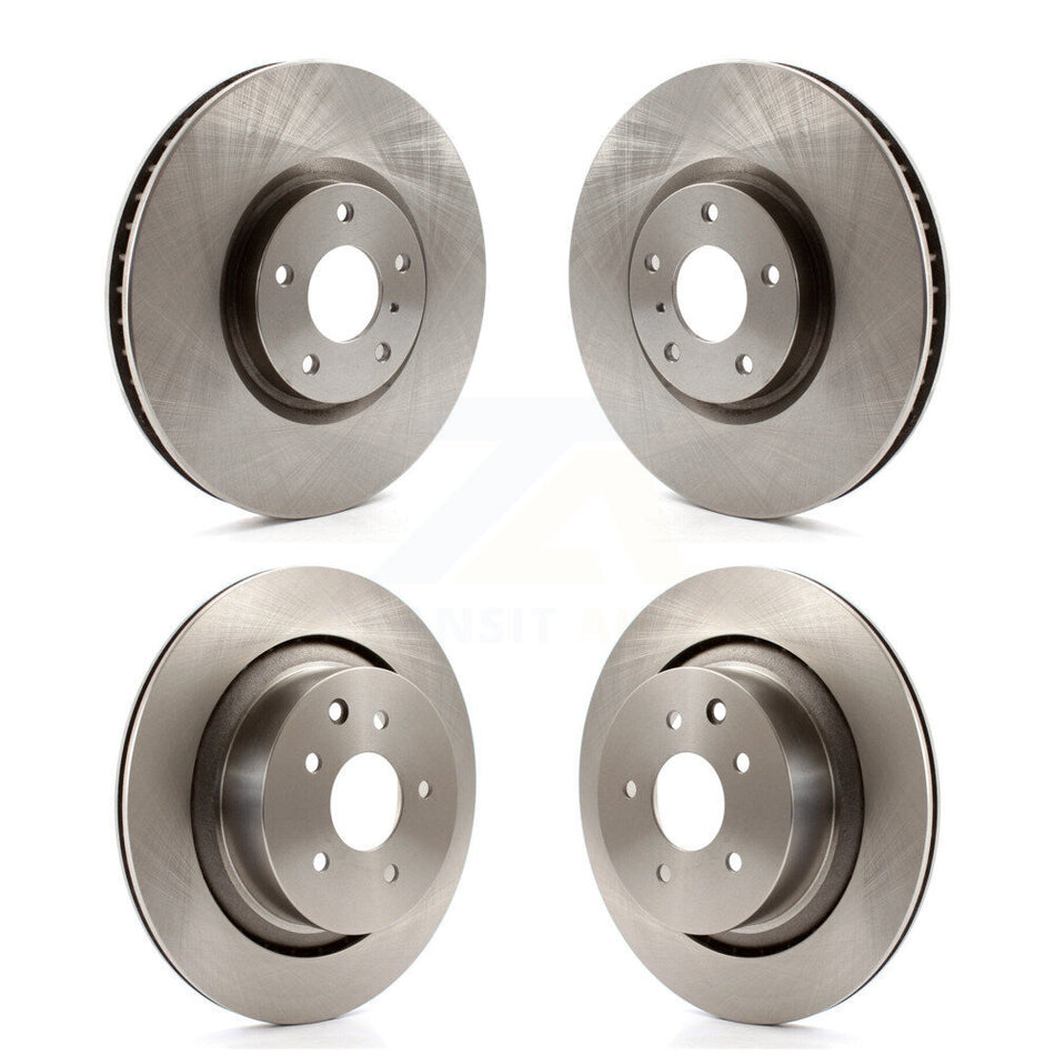 Front Rear Disc Brake Rotors Kit For Infiniti G37 G35 Q60 INFINITI K8-101495