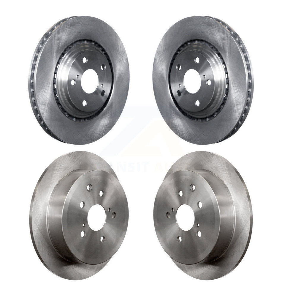 Front Rear Disc Brake Rotors Kit For Toyota Highlander Sienna Lexus RX350 RX450h K8-101522