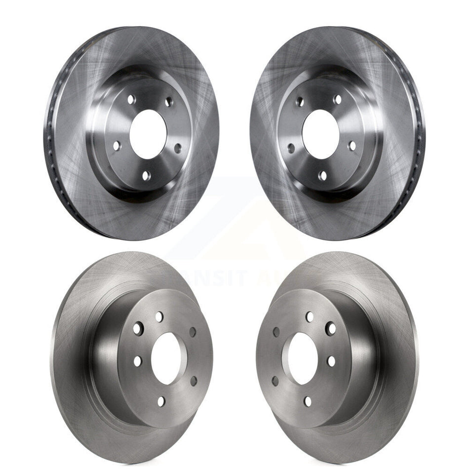 Front Rear Disc Brake Rotors Kit For 2007-2012 Nissan Sentra SE-R K8-101524