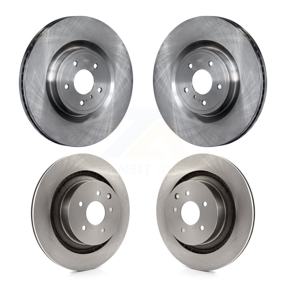 Front Rear Disc Brake Rotors Kit For INFINITI G37 Nissan 370Z Q60 Z K8-101543