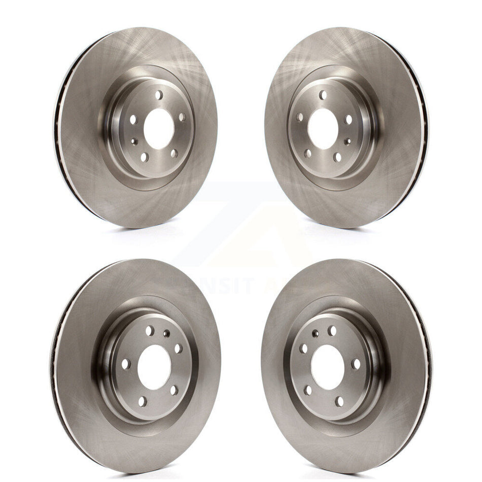 Front Rear Disc Brake Rotors Kit For Audi Q5 Porsche Macan A6 Quattro S4 S5 A7 K8-101551