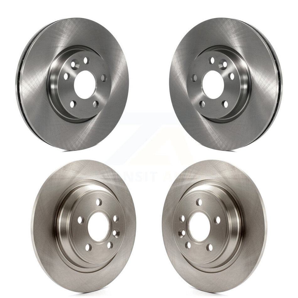 Front Rear Disc Brake Rotors Kit For Volvo S60 V70 With 300mm Diameter Rotor K8-101559