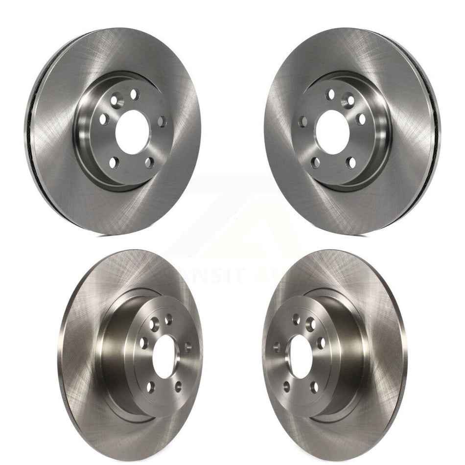 Front Rear Disc Brake Rotors Kit For 2016-2017 Land Rover Range Evoque With 300mm Diameter Rotor K8-101561