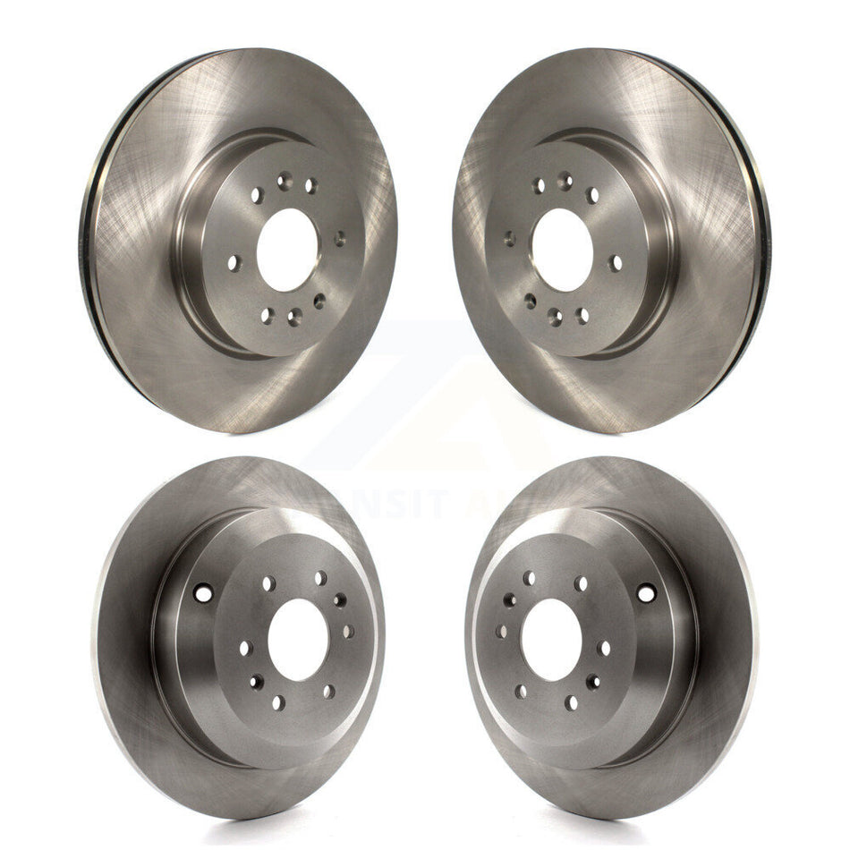 Front Rear Disc Brake Rotors Kit For 2009-2011 Kia Borrego K8-101563