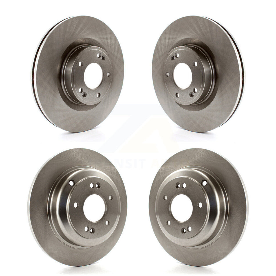 Front Rear Disc Brake Rotors Kit For Hyundai Genesis Coupe K8-101571