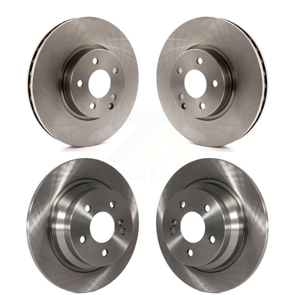Front Rear Disc Brake Rotors Kit For 2014-2016 Mercedes-Benz E250 With 322mm Diameter Rotor K8-101577
