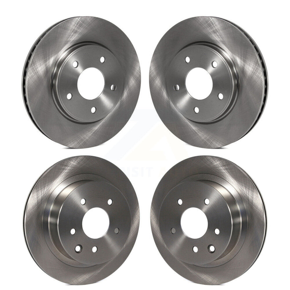 Front Rear Disc Brake Rotors Kit For Nissan LEAF K8-101583