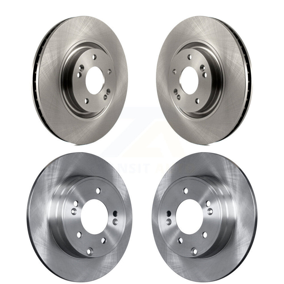 Front Rear Disc Brake Rotors Kit For Kia Optima Hyundai Tucson Azera Cadenza K8-101587