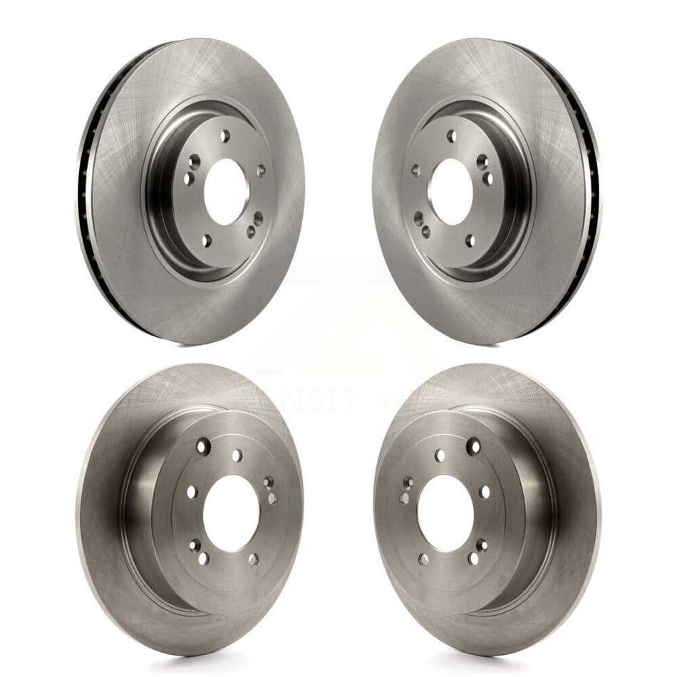 Front Rear Disc Brake Rotors Kit For 2017-2021 Kia Sportage Turbocharged With Manual Parking K8-101590