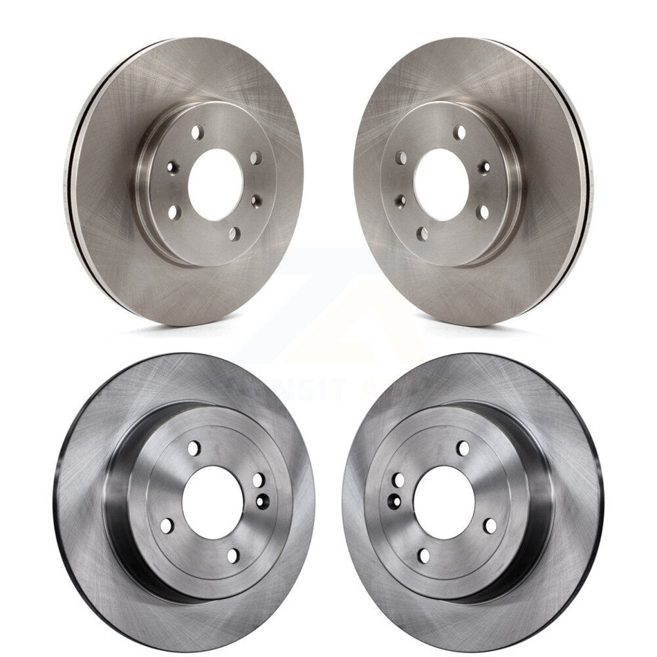 Front Rear Disc Brake Rotors Kit For Hyundai Accent Kia Rio K8-101602