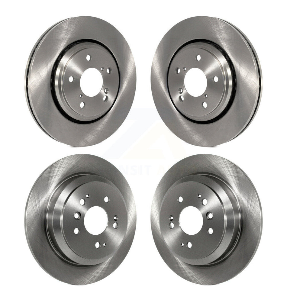 Front Rear Disc Brake Rotors Kit For Honda Pilot Ridgeline Passport K8-101618