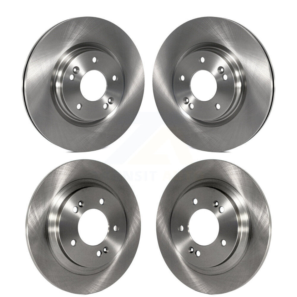 Front Rear Disc Brake Rotors Kit For Kia Optima Hyundai Sonata Elantra GT Forte K8-101641