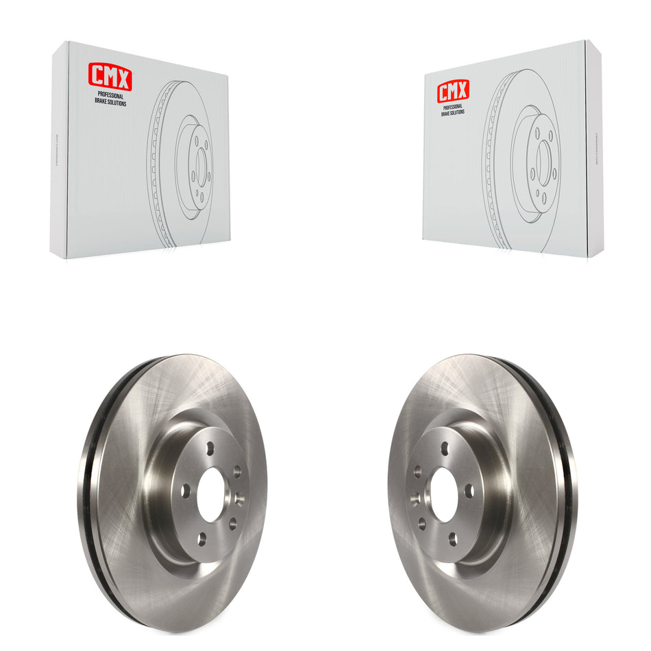 Front Disc Brake Rotors Pair For Land Rover Discovery Sport Range Evoque Jaguar E-Pace K8-101661