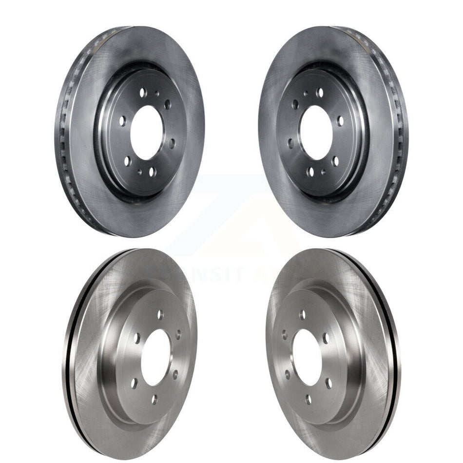 Front Rear Disc Brake Rotors Kit For Ford F-150 Expedition Lincoln Navigator K8-101676