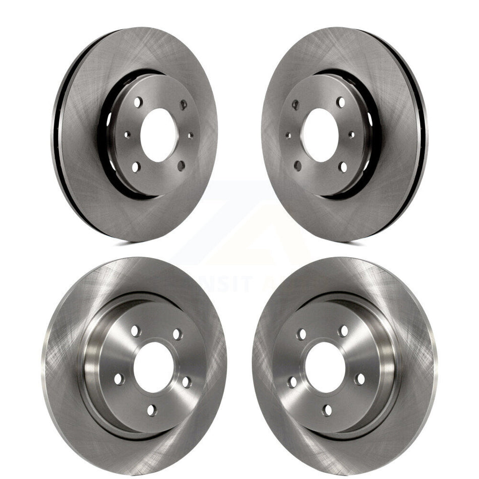 Front Rear Disc Brake Rotors Kit For 2005-2010 Volvo S40 With 280mm Diameter Rotor K8-101684