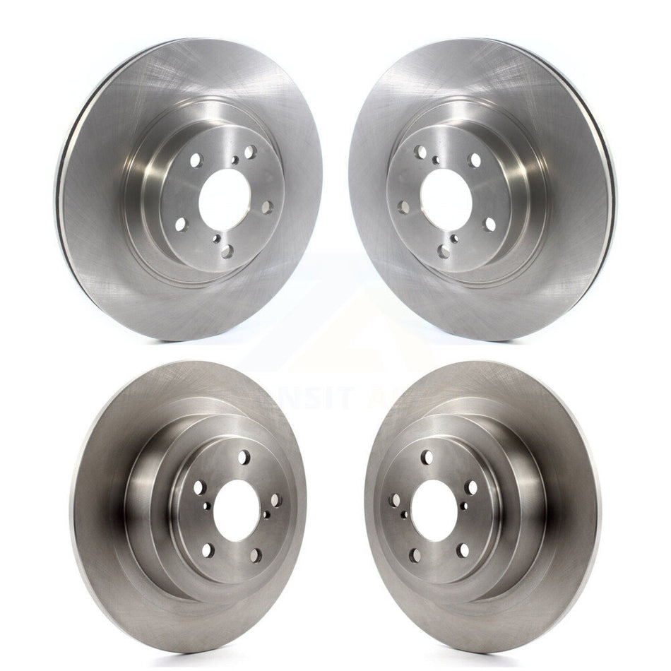 Front Rear Disc Brake Rotors Kit For 2005-2006 Subaru Baja Turbocharged With 292mm Diameter Rotor K8-101686