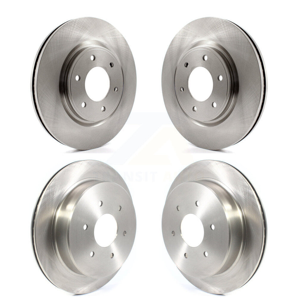 Front Rear Disc Brake Rotors Kit For 2017-2022 Nissan TITAN K8-101696