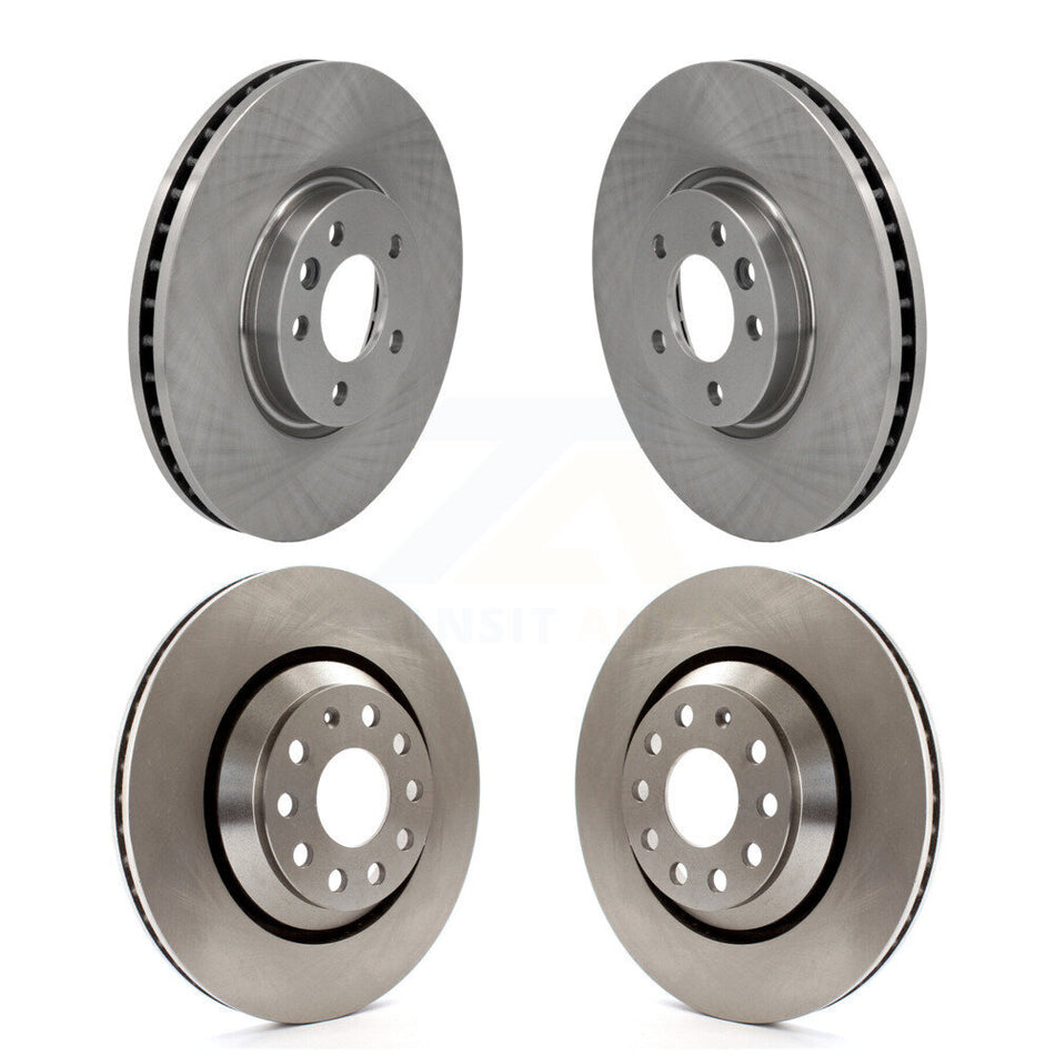Front Rear Disc Brake Rotors Kit For Volkswagen CC Passat K8-101704