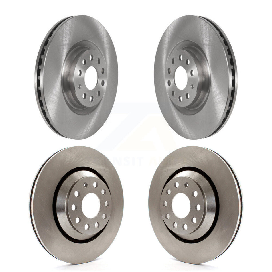 Front Rear Disc Brake Rotors Kit For Volkswagen Audi GTI Q3 Golf R Arteon S3 A3 Quattro K8-101709