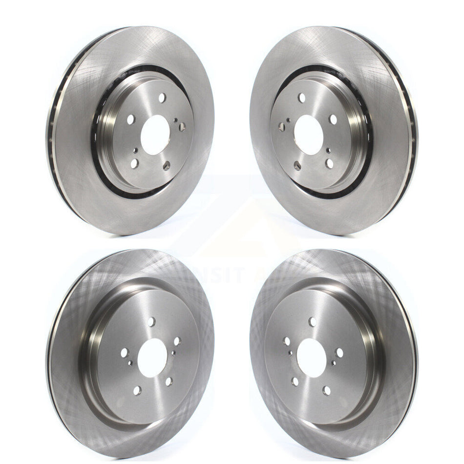 Front Rear Disc Brake Rotors Kit For Lexus RX350 RX450h RX350L RX450hL K8-101715