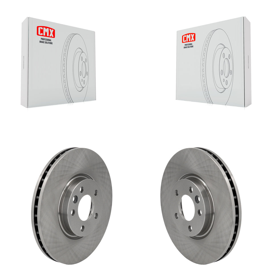 Front Disc Brake Rotors Pair For Volkswagen CC Passat K8-101755