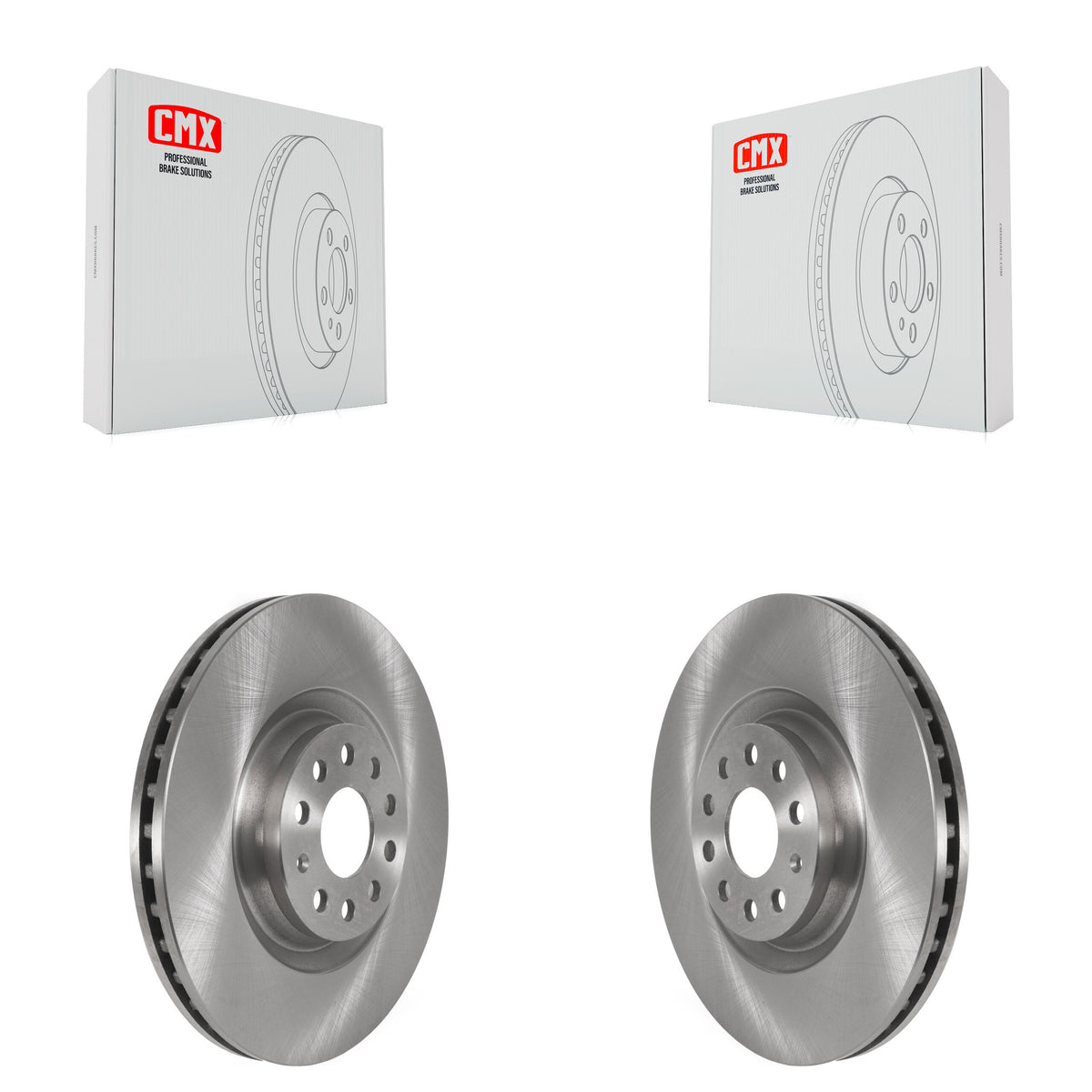 Front Brake Rotor Pair For Volkswagen Tiguan Jetta Audi Q3 GTI Golf R A3 Quattro Arteon S3 K8-101757
