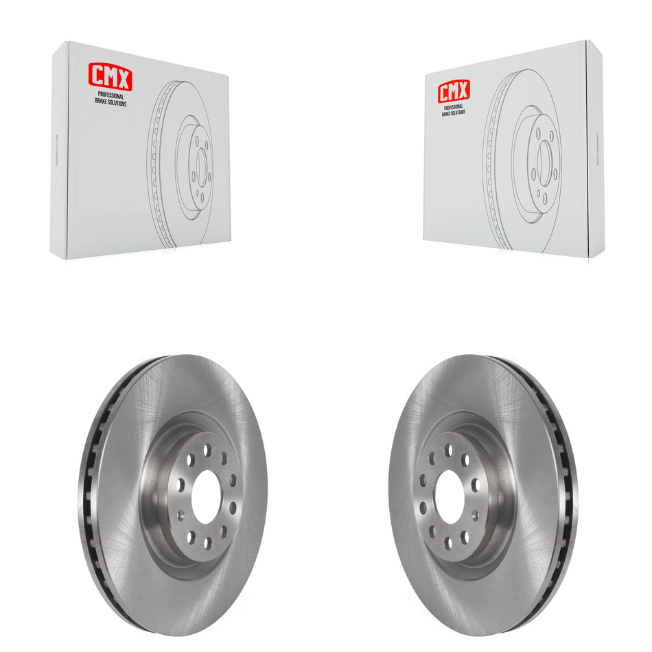 Front Brake Rotor Pair For Volkswagen Tiguan Jetta Audi Q3 GTI Golf R A3 Quattro Arteon S3 K8-101757