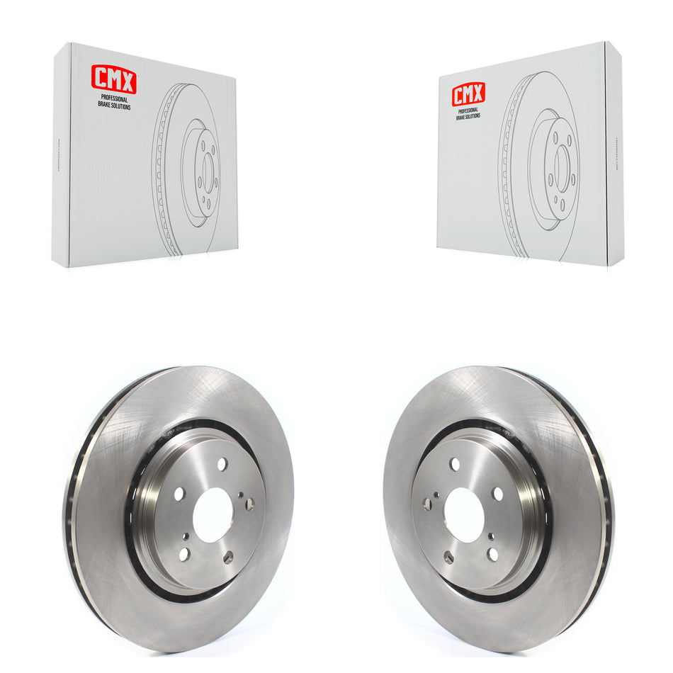 Front Disc Brake Rotors Pair For Lexus RX350 RX450h Toyota RX350L Camry RX450hL Avalon NX250 NX350 NX350h K8-101760