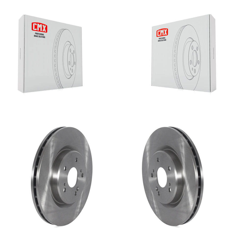 Front Disc Brake Rotors Pair For 2019-2022 Acura RDX K8-101772