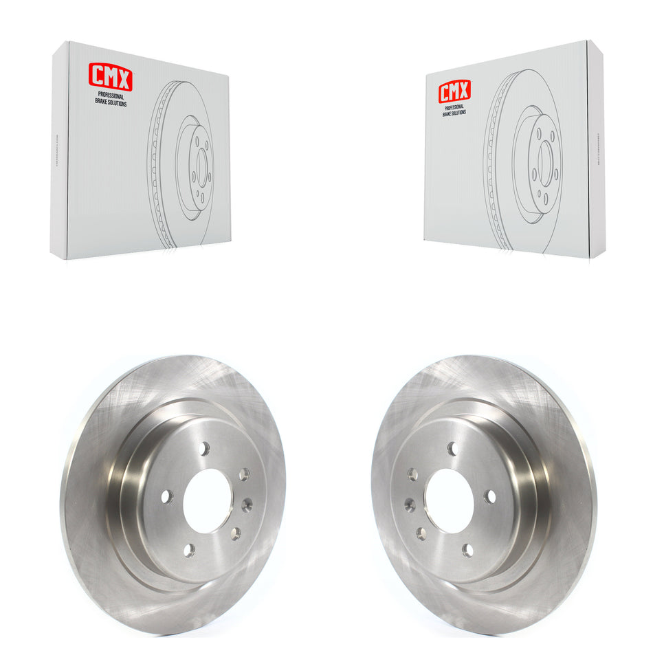 Rear Disc Brake Rotors Pair For 2016-2018 Buick Envision With 315mm Diameter Rotor K8-101777