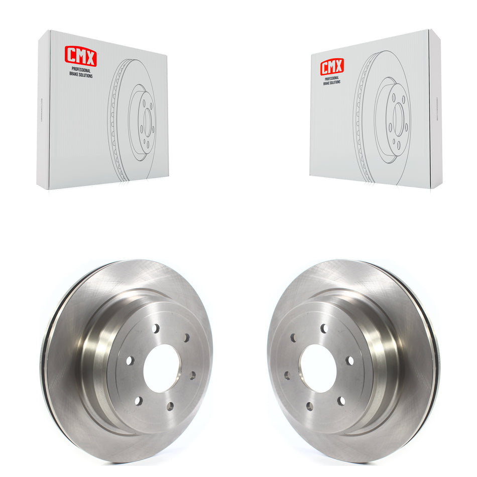 Rear Disc Brake Rotors Pair For 2016-2022 Nissan TITAN XD K8-101787
