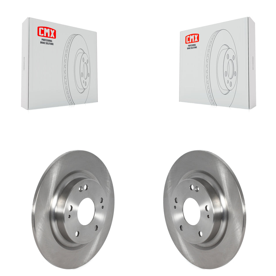 Rear Disc Brake Rotors Pair For 2017-2020 Honda Civic Si K8-101797