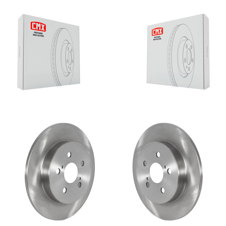 Rear Disc Brake Rotors Pair For Toyota Corolla K8-101801