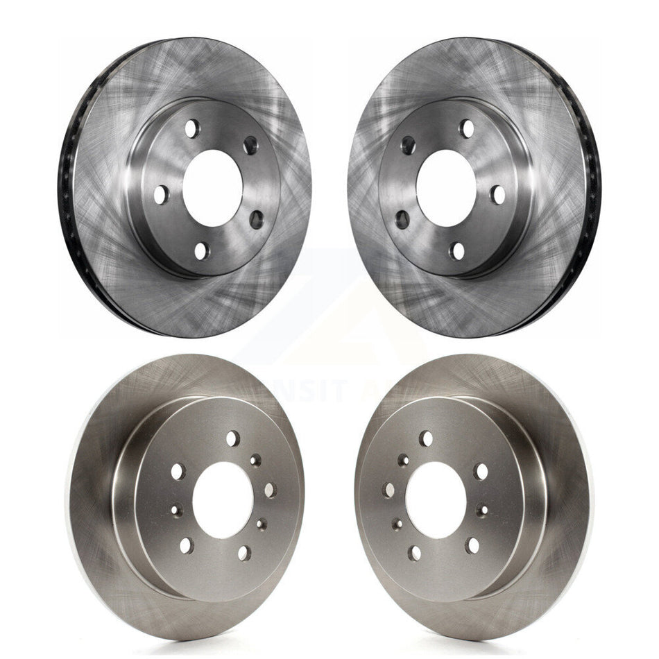 Front Rear Disc Brake Rotors Kit For Pontiac Grand Am Oldsmobile Alero K8-101807