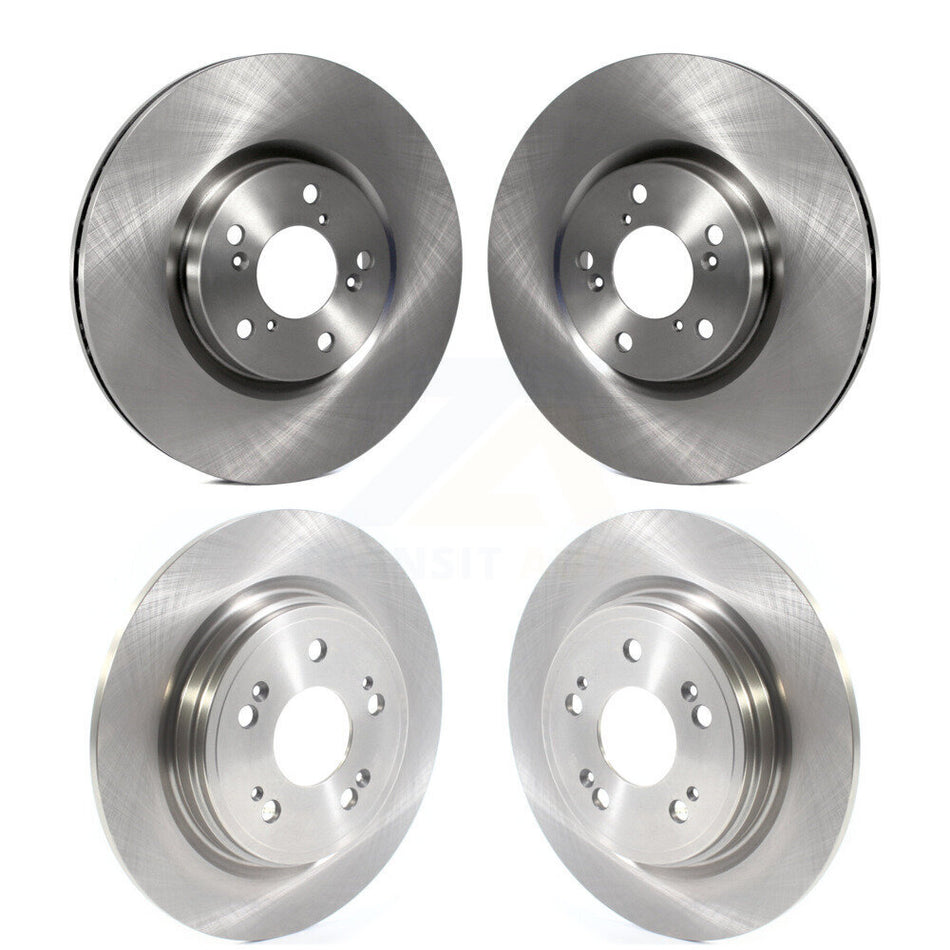 Front Rear Disc Brake Rotors Kit For 2014-2020 Acura RLX Sport Hybrid SH-AWD K8-101815