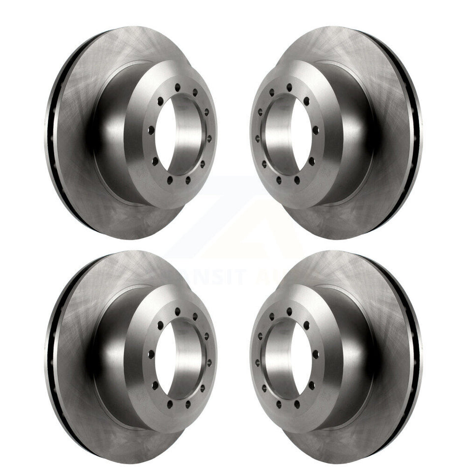 Front Rear Disc Brake Rotors Kit For Ford F59 F-53 Motorhome Chassis F-59 Commercial Stripped K8-101819