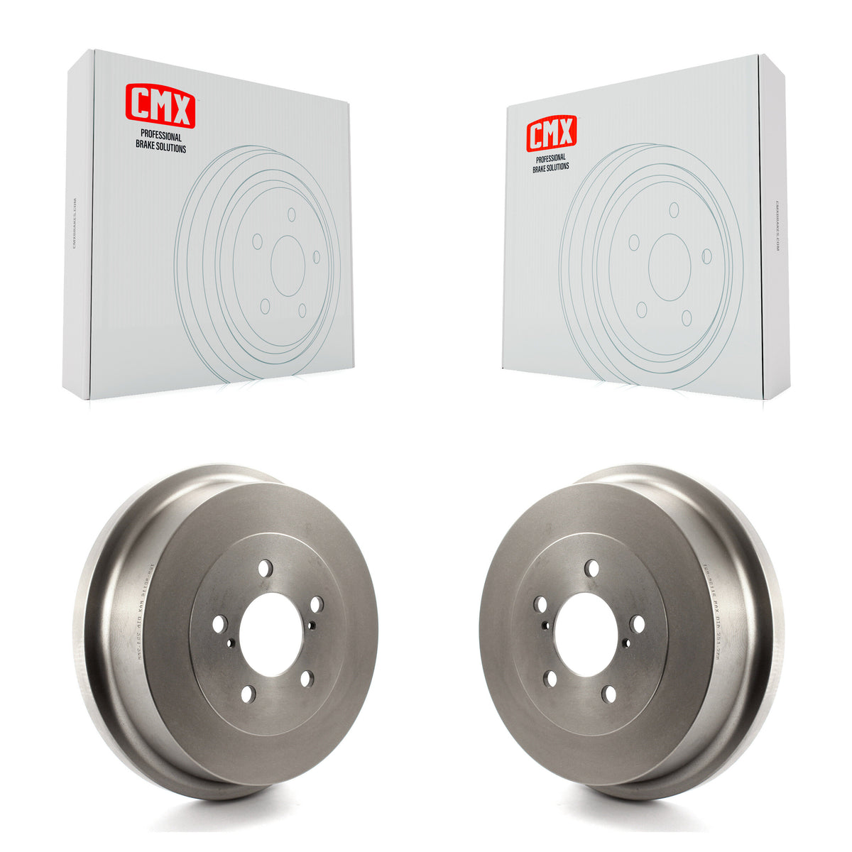 Rear Brake Drums Pair For Dodge Caravan Grand Chrysler Town & Country Plymouth Voyager K8-101875