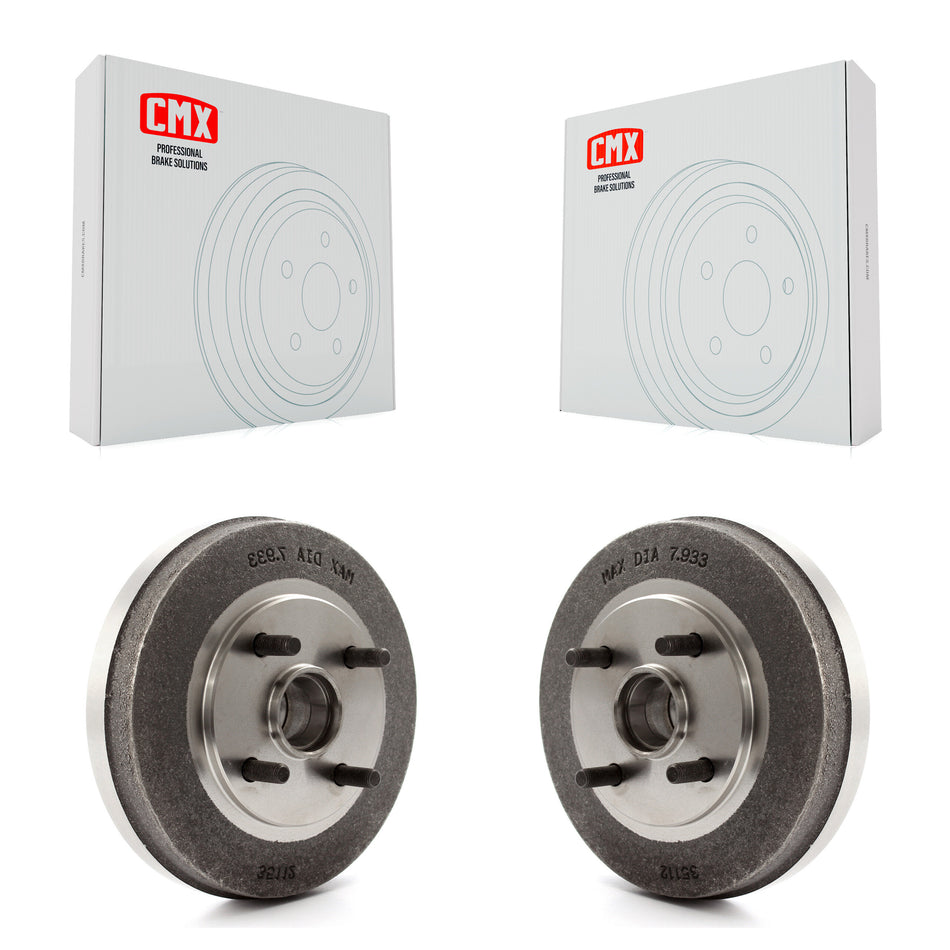 Rear Brake Drums Pair For 2003-2005 Kia Rio Non-ABS K8-101892