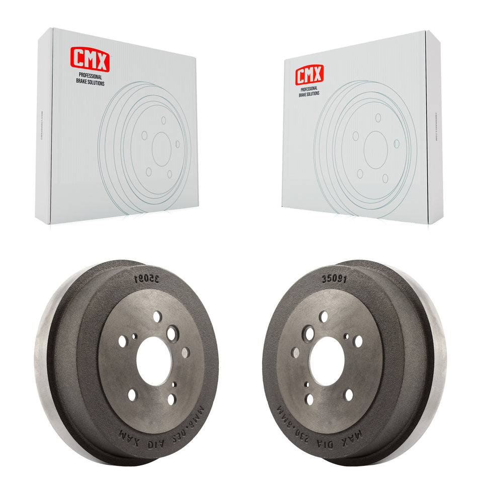Rear Brake Drums Pair For Toyota Camry Solara K8-101931