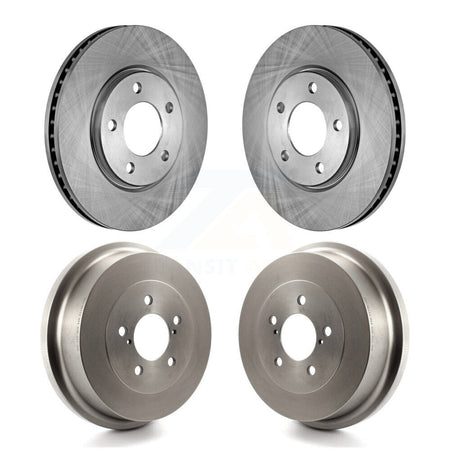 Front Rear Brake Rotors Drums Kit For Dodge Caravan Grand Chrysler Town & Country Voyager K8-101960